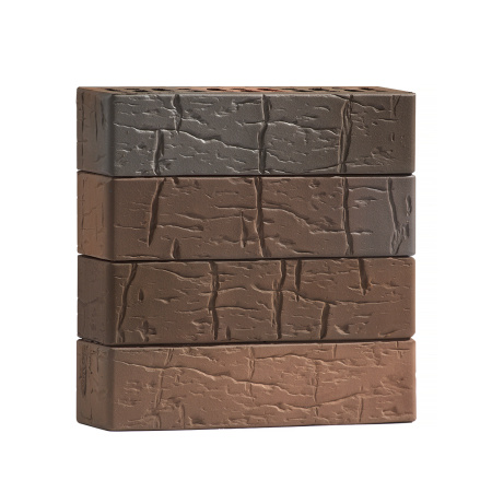 Кирпич лицевой Volgabrick Руст 0,7НФ №70/90