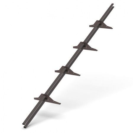 Снегозадержатель трубчатый 3000 RAL8019