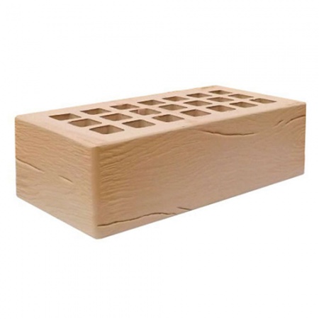 Железногорский кирпич лицевой 1,4НФ слоновая кость дерево