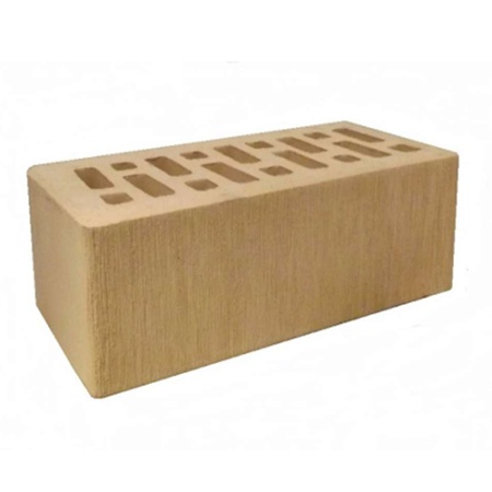 Кирпич лицевой Старый Оскол 1,4НФ слоновая кость бархат