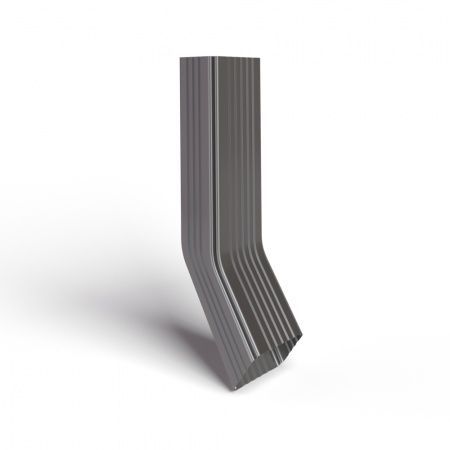 Труба водосточная 76х102х3000 с коленом полиэстер RR32