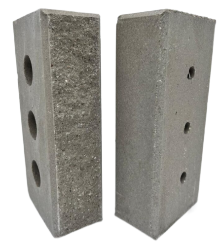 Камский облицовочный серый премиум кирпич 1НФ