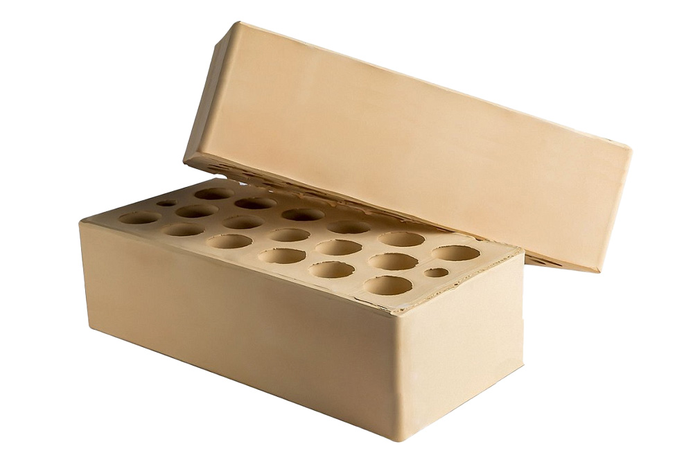 Ключищинский кирпич лицевой 1.4НФ солома  гладкий