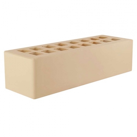 Железногорский кирпич лицевой 0,7НФ слоновая кость гладкий