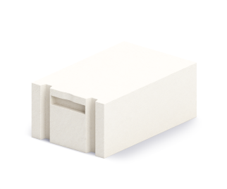 Газобетонный блок Поревит БП-400 D500