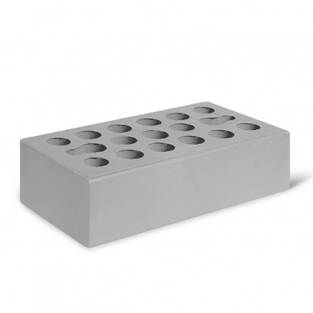 Керма кирпич лицевой 1НФ Серебро гладкая