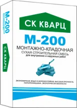 Сухая смесь СК Кварц М-200 50 кг