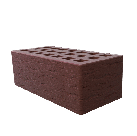 Саранский кирпич лицевой (СЗЛК) 1.4НФ коричневый ольха2