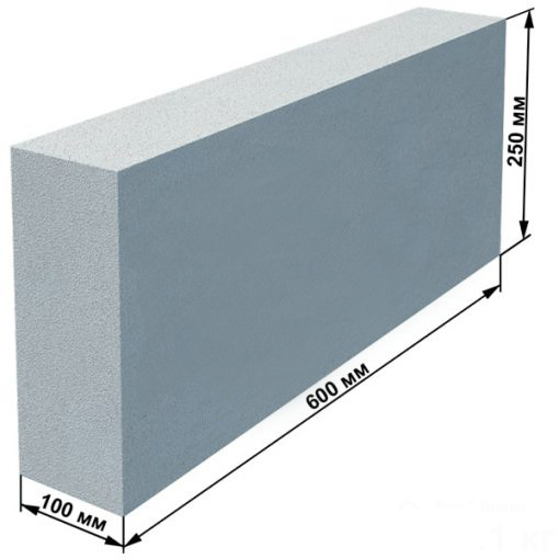 Газобетонный перегородочный блок Build stone