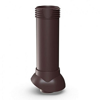 Выход канализации изолированный Ø110/160/500 мм шоколад
