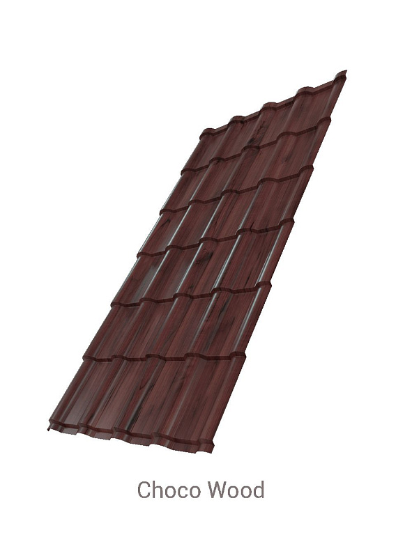 Металлочерепица Kamea GreenCoat Pural Matt BT 0.5