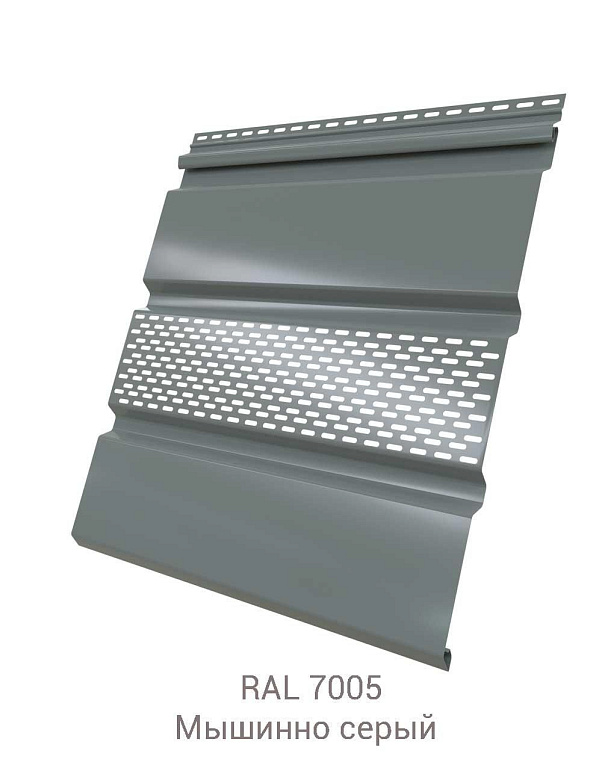 Софит металлический с частичной перфорацией Grand Line Satin 0.5