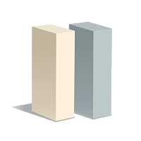 Кирпич силикатный лицевой утолщенный полнотелый желтый, серый