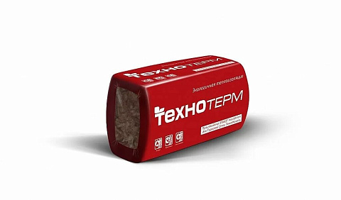 Плита минераловатная тепло-звукоизоляционная KNAUF ТехноТерм TS 038 Aquastatik 50х610х1220 16 шт
